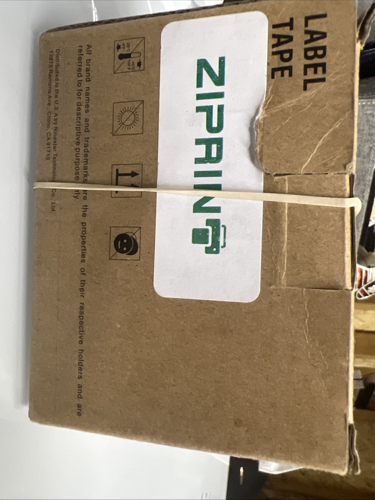 4PK TZe-335 White on Black Label Tape for Brother P-Touch 12mmx8m
