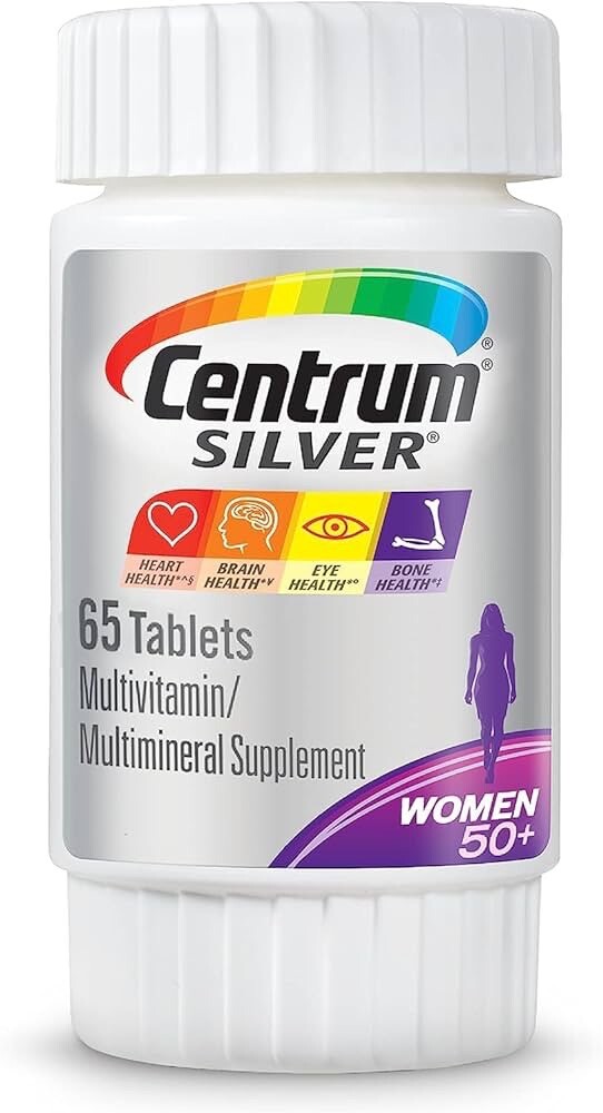 Centrum Silver Multi-Vitamin-Mineral Supplement & Antioxidants for Women 50 Plus