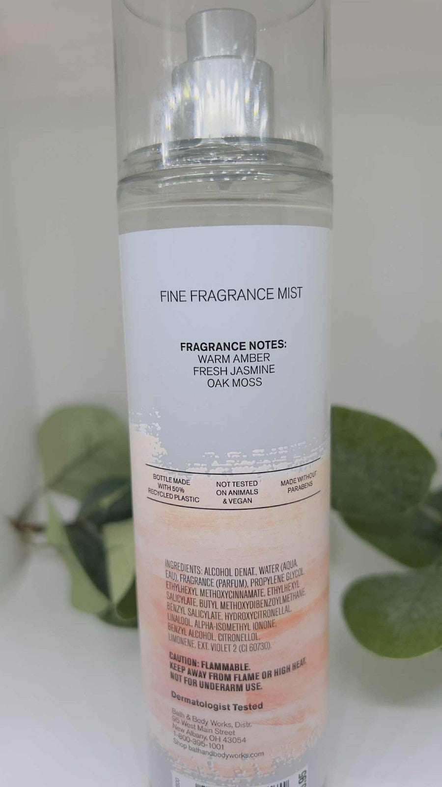 Bath & Body Works Amber Blush Fine Fragrance Mist Spray Splash 8oz
