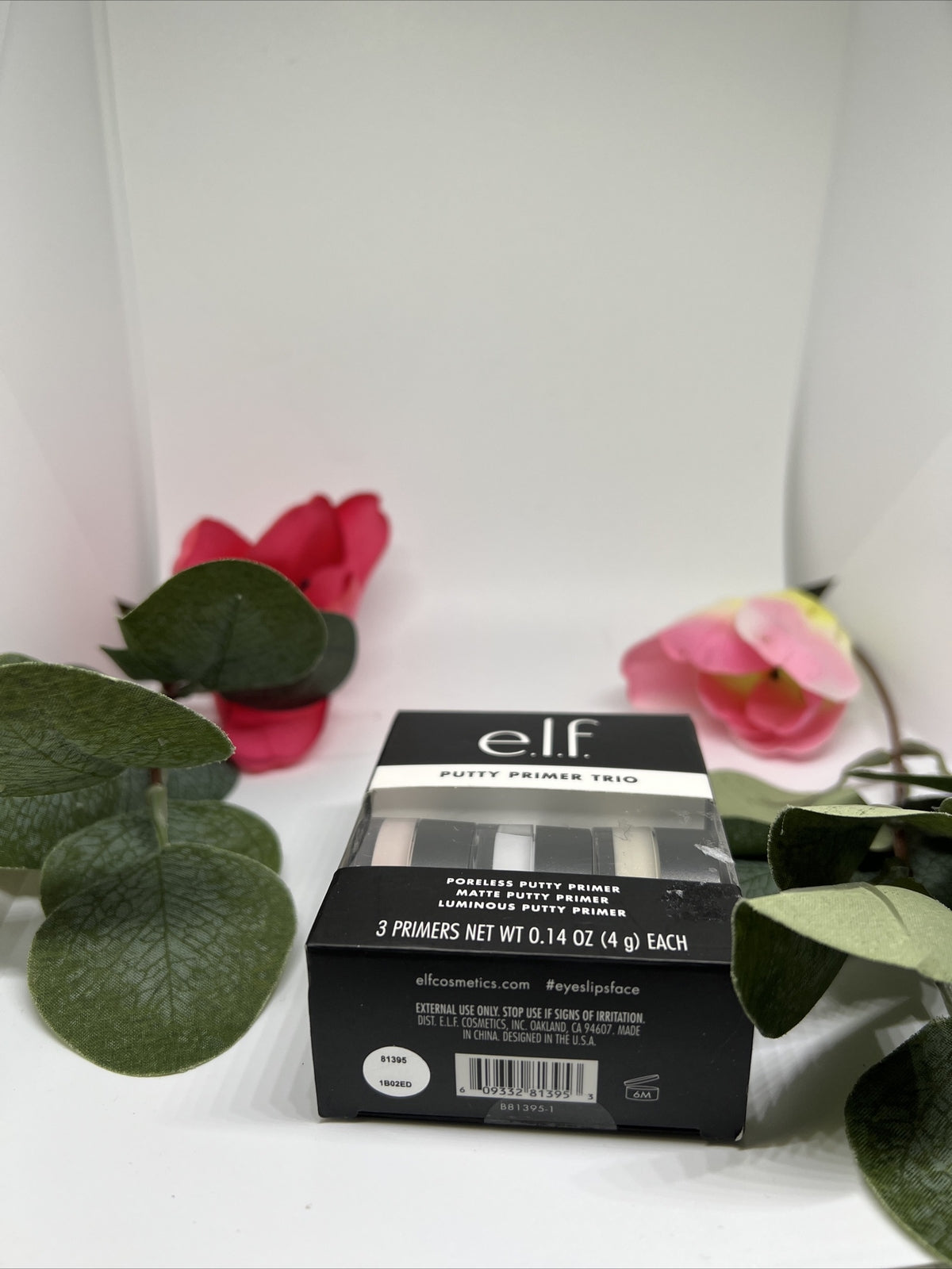 E.L.F. Putty Primer Trio Poreless Matte & Luminous Putty Primers - 0.14oz Each