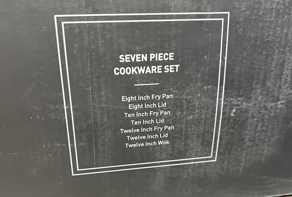 HexClad Hybrid Nonstick 7-Piece Cookware Set Openbox MSRP $699