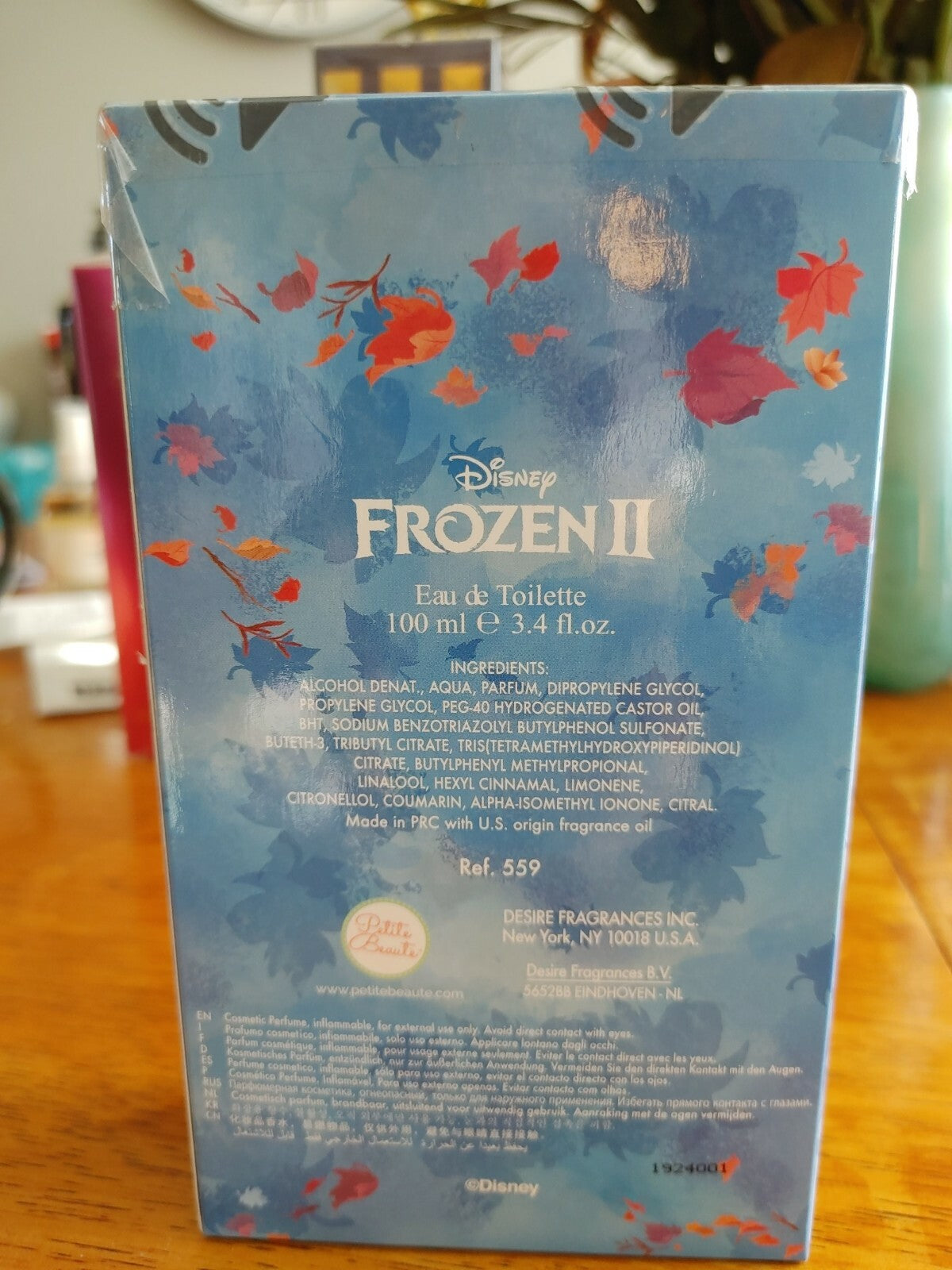 Disney Frozen II Elsa 3.4 oz. EDT Perfume For Girls New