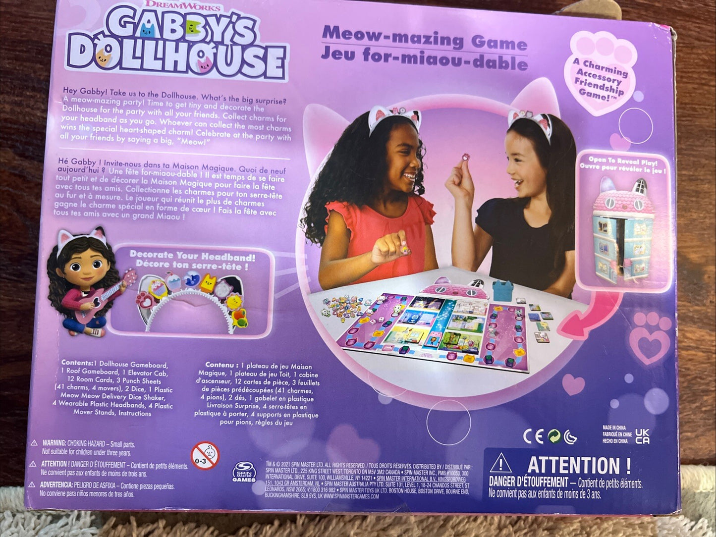 Gabby's Dollhouse Meow-Mazing Game NEW in Box