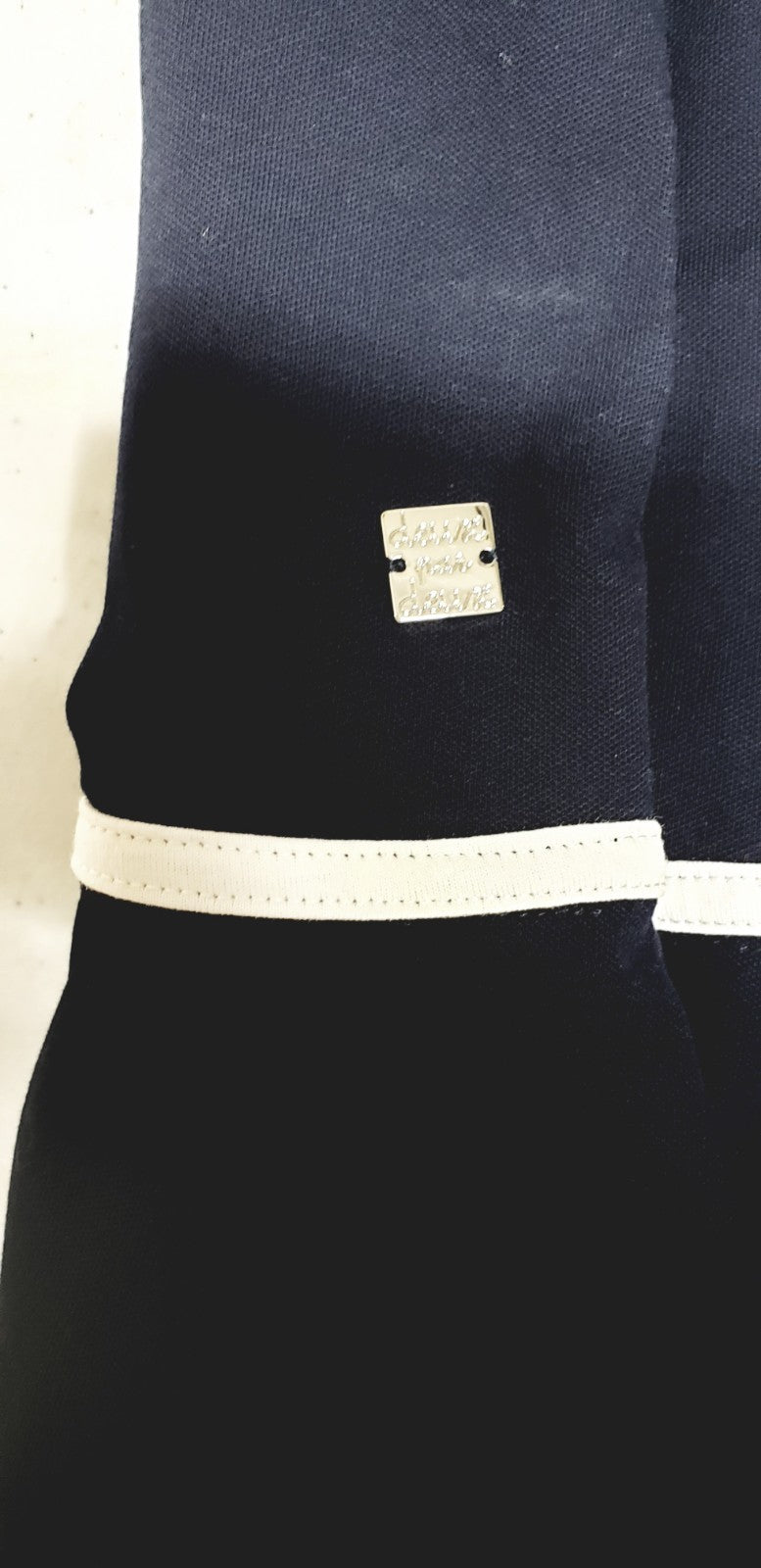 Deux Par Deux Girls Sailor Dress White Blue Size 6