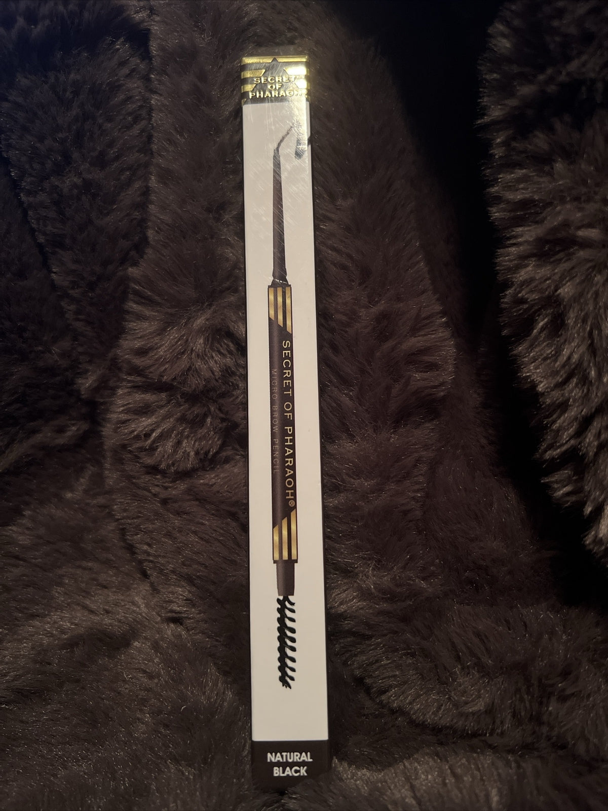 Secret Of Pharaoh - Micro Brow Pencil - "NATURAL BLACK" - New In Box