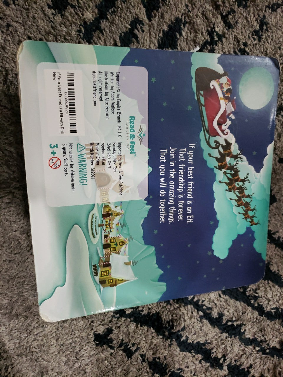 Elf Doll with a Book for kids 3-10 Years 10 in Christmas gift NEW