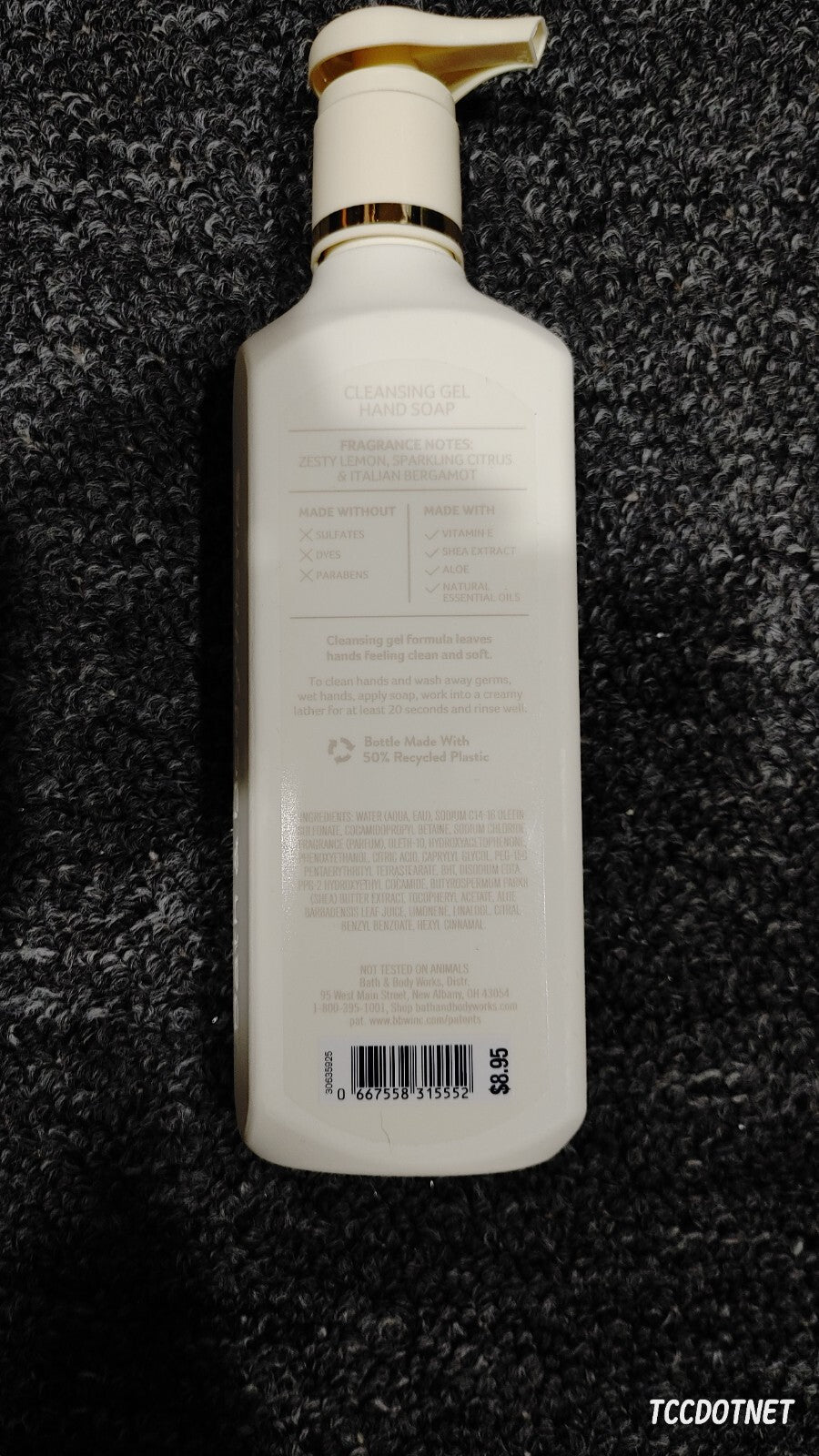 Bath &Body Works KITCHEN LEMON CLEANSING GEL HAND SOAP 8 FL OZ