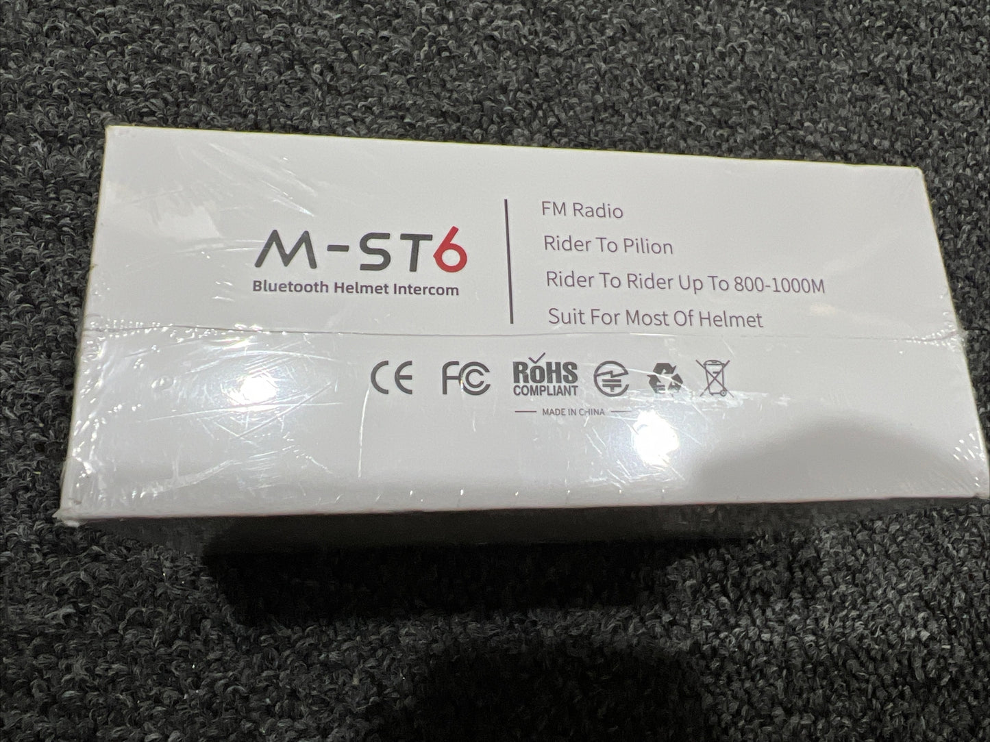 Motorcycle Bluetooth Headset M-ST6 1000m Motorcycle Helmet Bluetooth Radio Inter