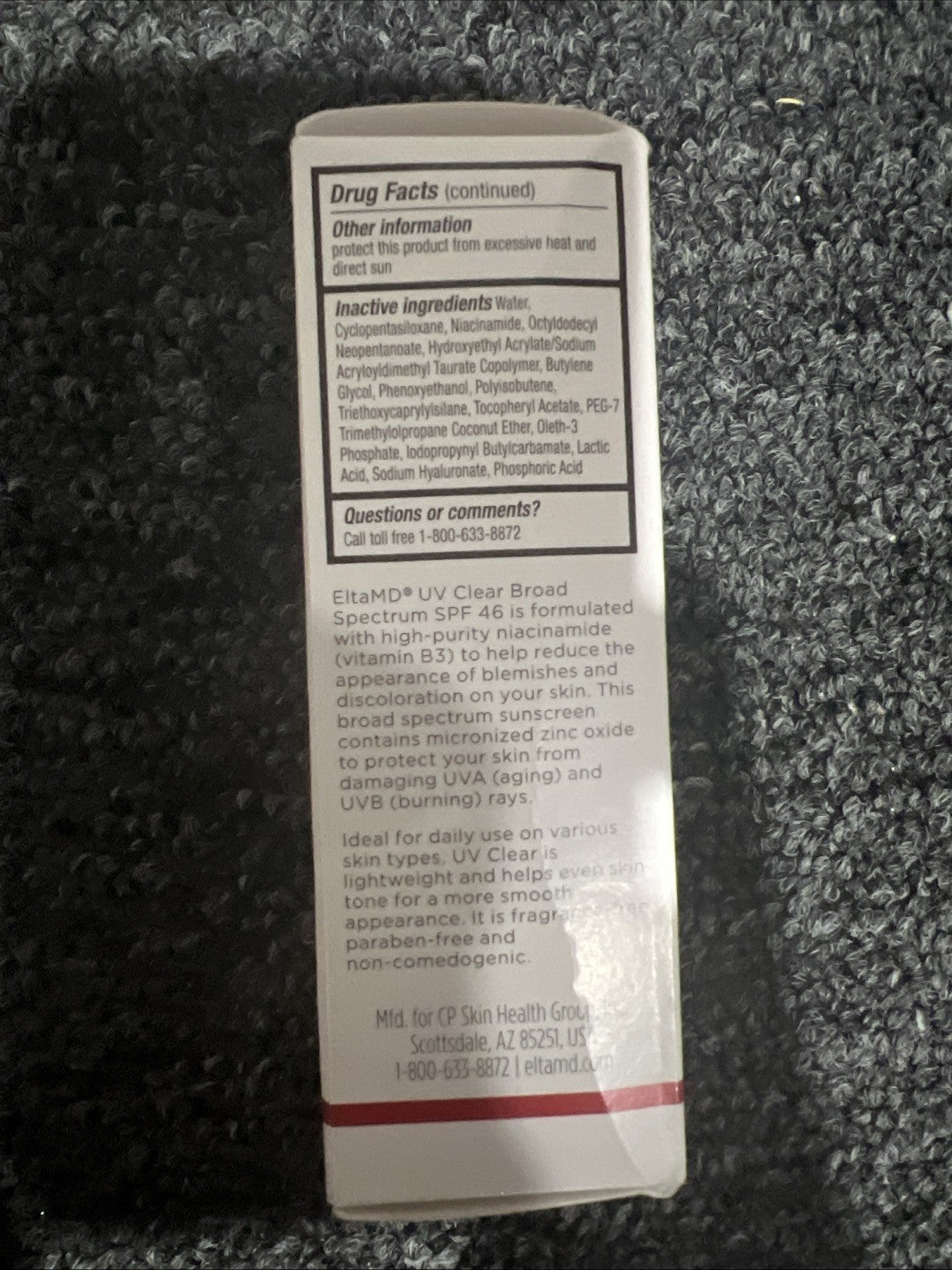 Elta MD UV Clear Broad-spectrum Facial Sunscreen SPF46 1.7oz Exp 6/2027 New Box