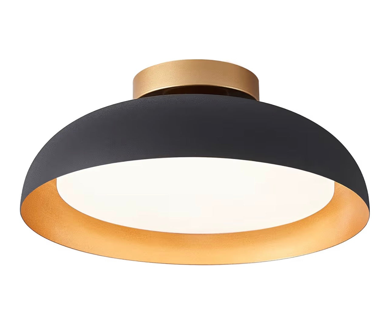 Bargeni ceiling light matte black dome