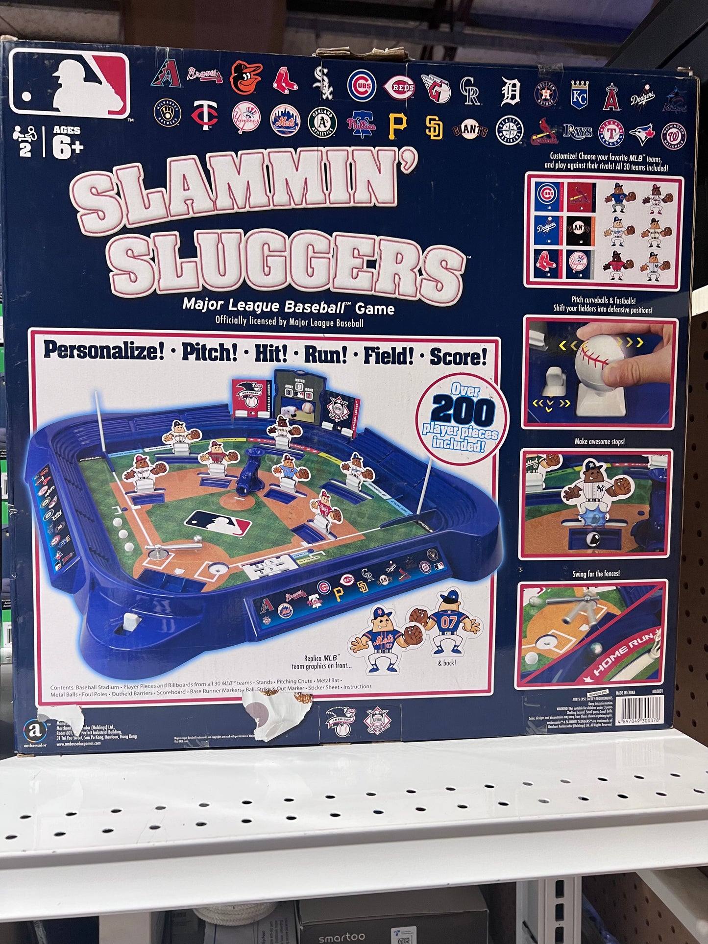 MLB Slammin' Sluggers Major League Baseball Game