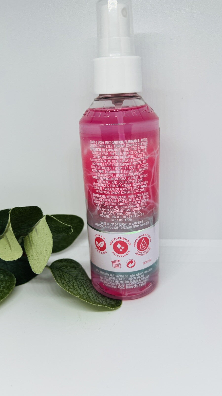 HOLLISTER PARADISE PINK WATERMELON/JUICY CITRUS Hair  & Body Mist 6.7 Fl Oz New