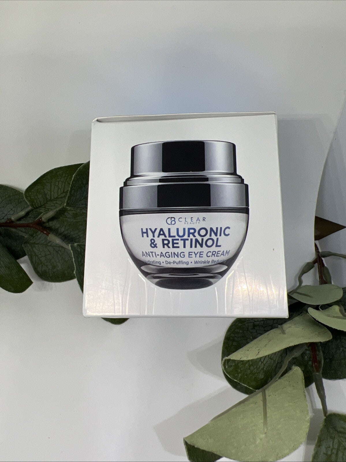 CLEAR Beauty Hyaluronic & Retinol Anti - Aging EYE Cream Wrinkle Reducing