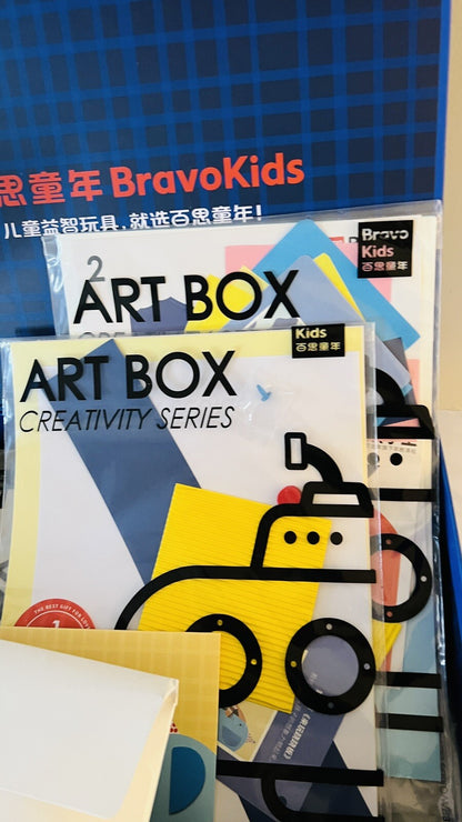 Art set Bravokids Artist Co-brand Handcraft Box 10-sets(Open Box) SRP $98