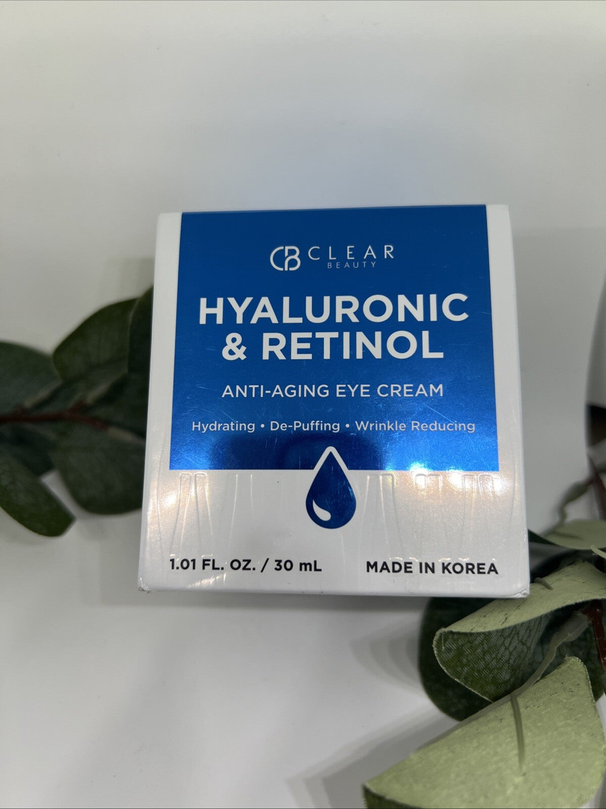 CLEAR Beauty Hyaluronic & Retinol Anti - Aging EYE Cream Wrinkle Reducing