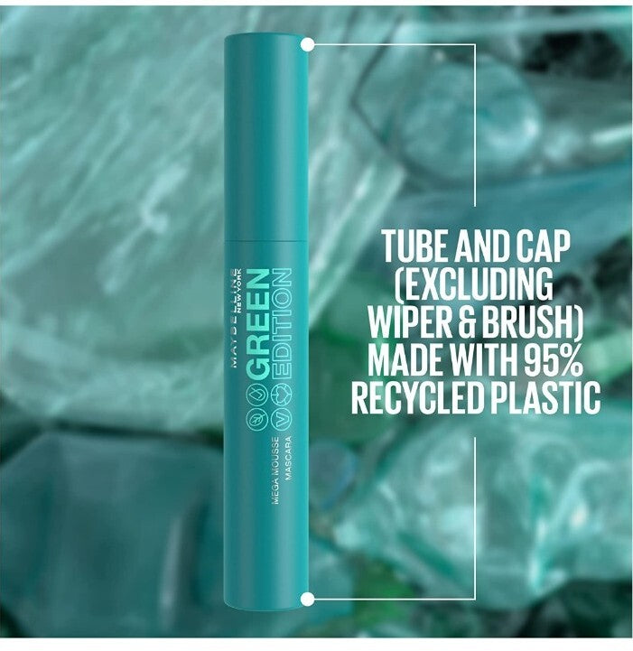 Maybelline Green Edition Mega Mousse Mascara #001 Blackest Black