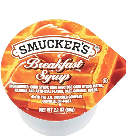 Smuckers Breakfast Syrup Caramel , 2.1 OZ /  60g (60 pcs per box) See Photos