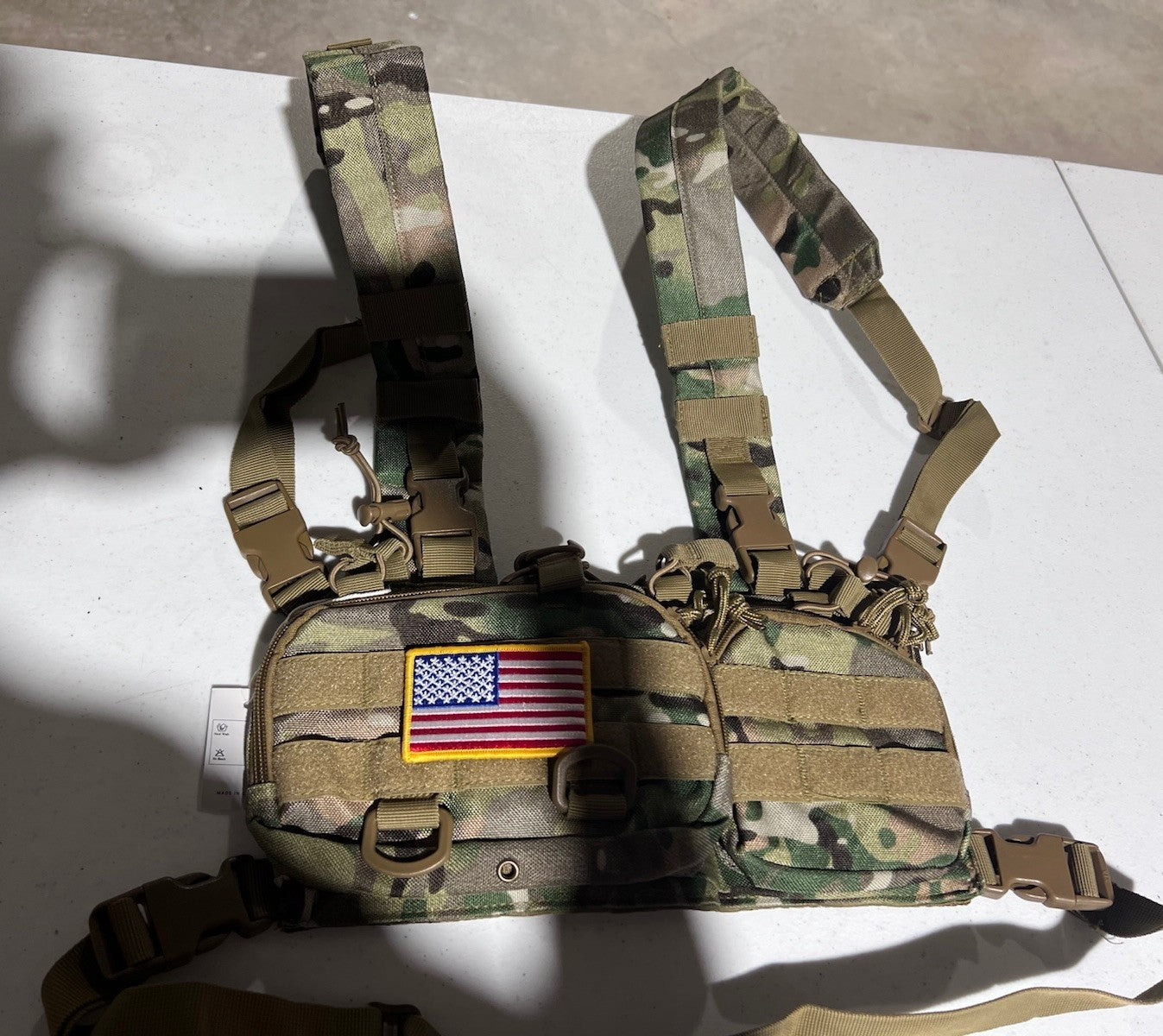 New High Quality Chest Rig Tactical Vest Pack Pouch System Waist Men Nylon