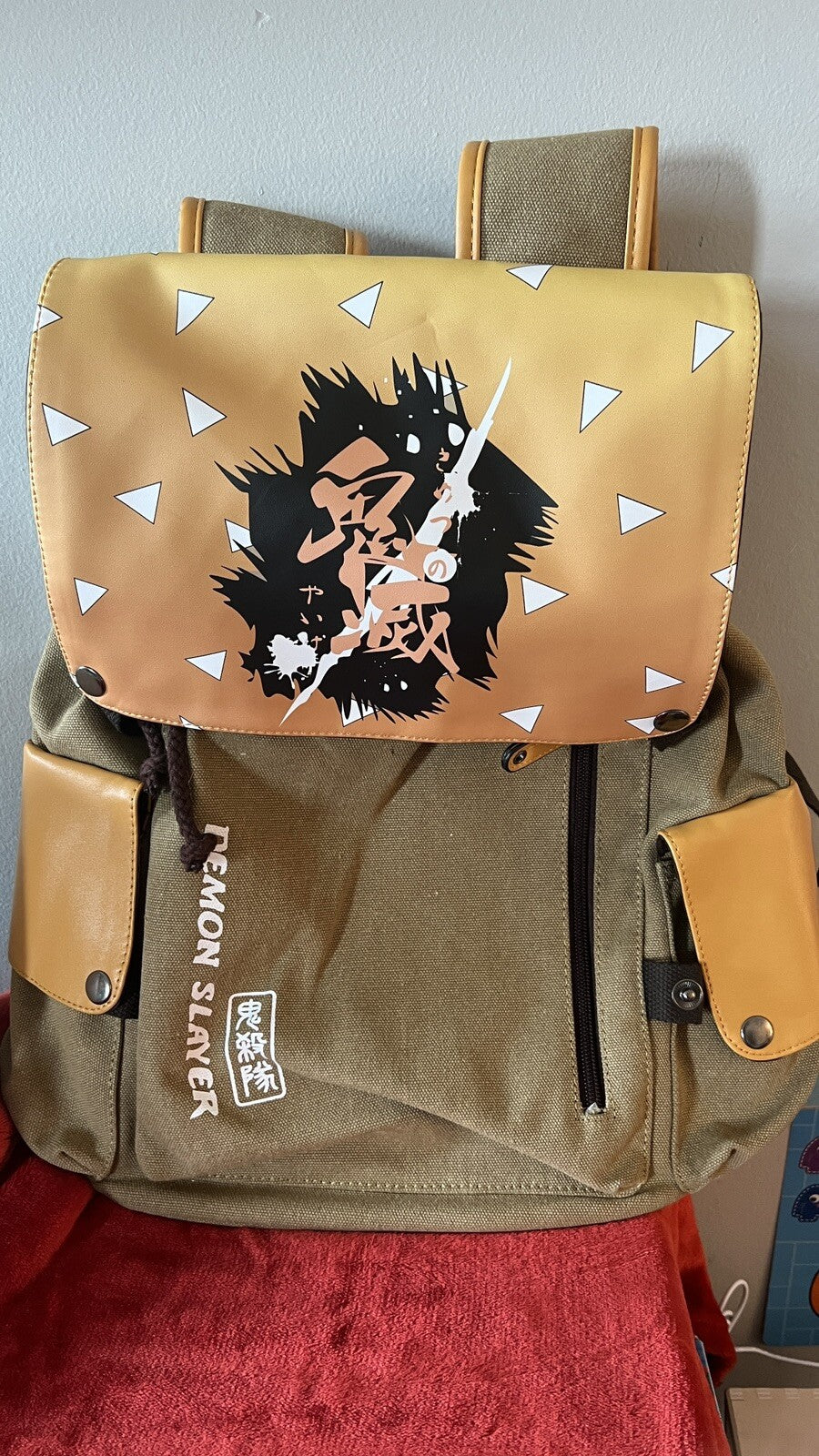 Japanese Anime Agatsuma Senitsu Laptop Backpack Large Capacity New Without Tags