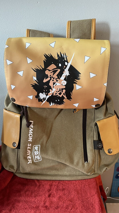 Japanese Anime Agatsuma Senitsu Laptop Backpack Large Capacity New Without Tags