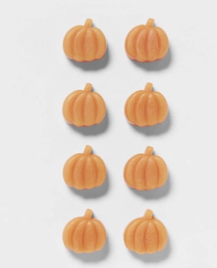 Scented Wax Melts Vanilla Pumpkin Figural 8 Pcs Box Threshold New