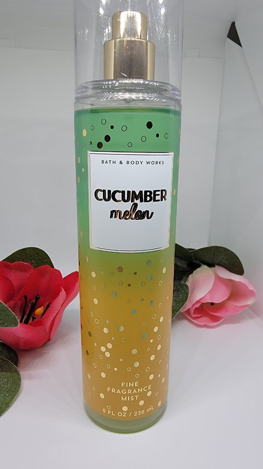 BATH & BODY WORKS Cucumber Melon FINE FRAGRANCE MIST SPRAY 8 oz / 236 mL
