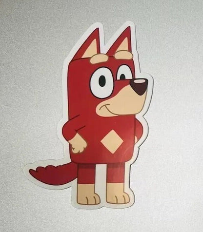 Bluey Stickers Die Cut ( Cricut Made) 3"x 2" New ( Select your Design)