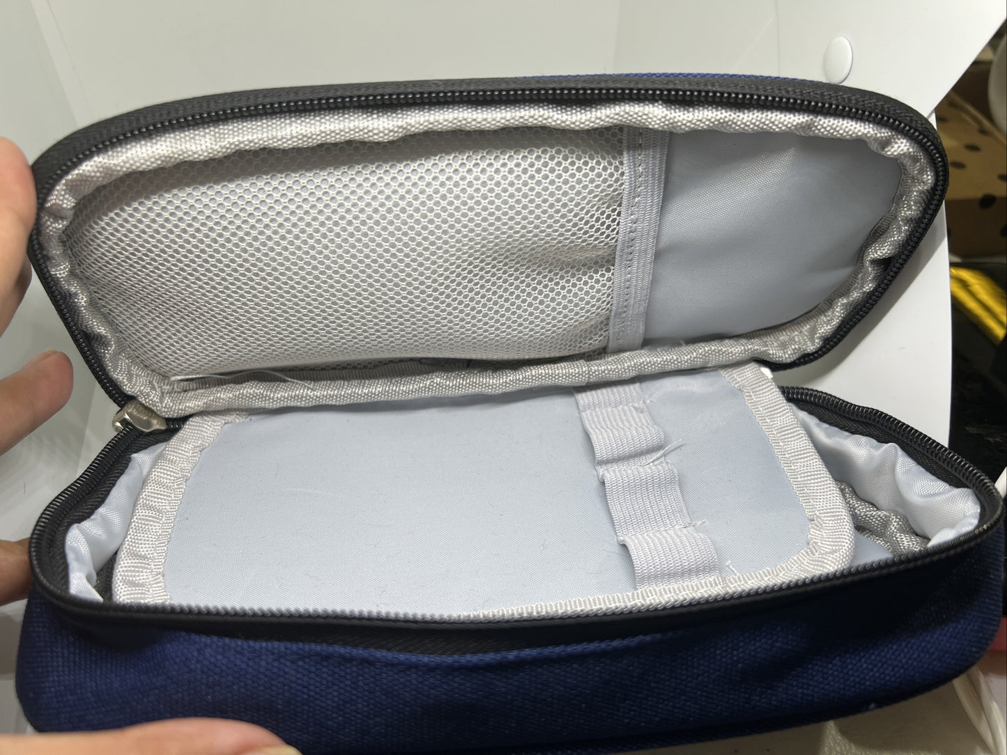 Student Canvas Large Capacity Pencil Case School Zip Stationery Storage Bags