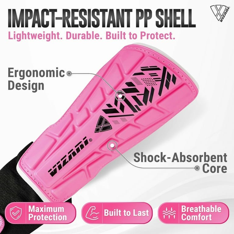 Malaga Soccer Shin Guard for Kids| Youth Soccer Shin Guard | Lightweight XXS