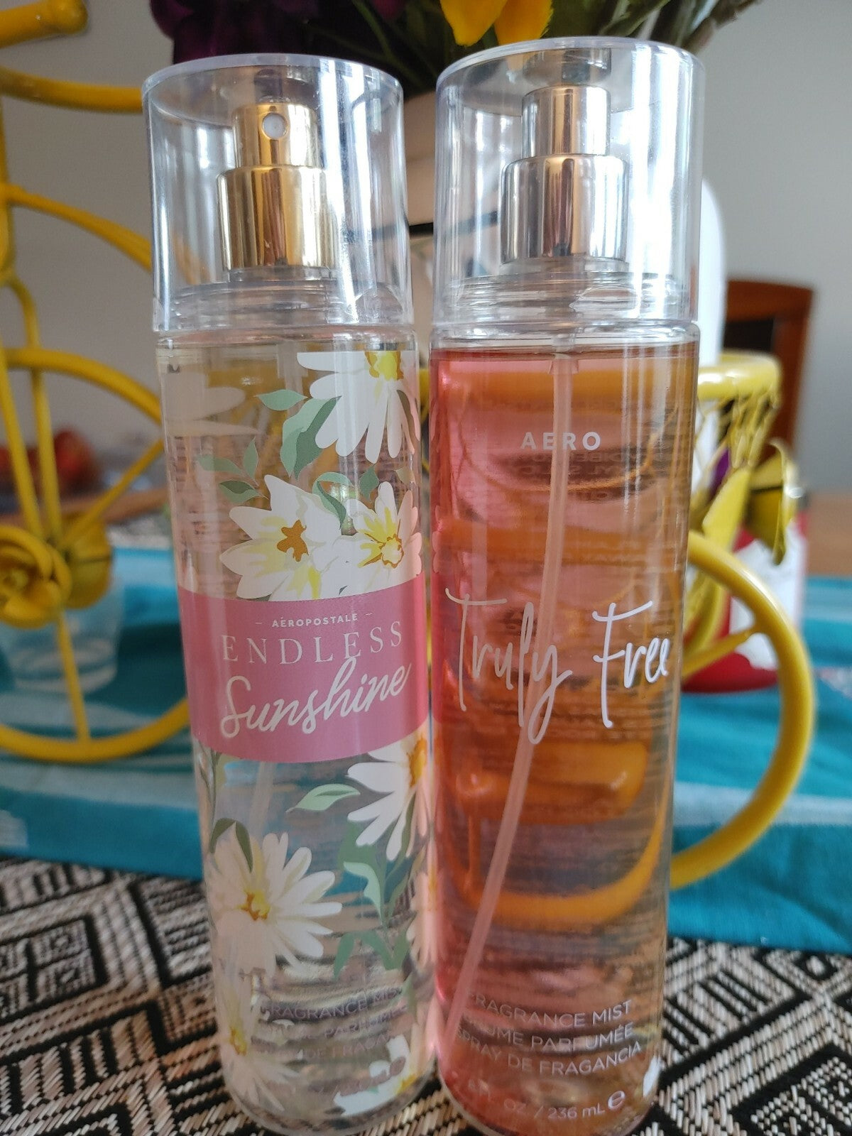 Aeropostale Women 2X Fragrance Mist 8fl oz. each Truly Free &Endless Sunshine