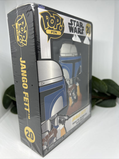 Funko POP! Pin - Star Wars: Jango Fett #20 Brand New In Box - Sealed