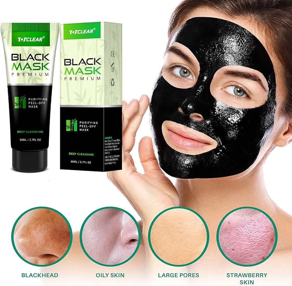TOTCLEAR Purifying Acne Peel-off Mask ​Facial Cleansing Blackhead Remover NIB