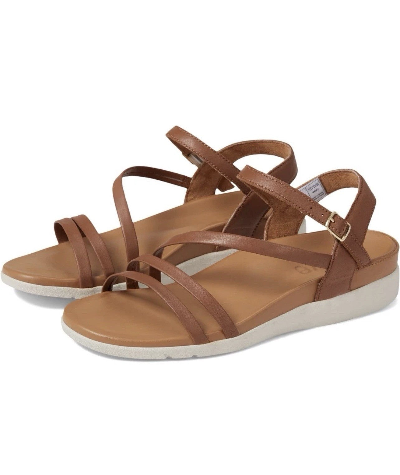 Strive Women's Anguila Sandal Tan  - 23121T, Tan Size 9 New in Box