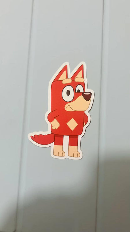 Bluey Stickers Die Cut ( Cricut Made) 3"x 2" New ( Select your Design)