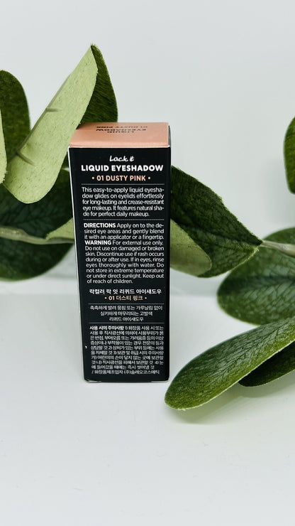 Lock it Liquid Eyeshadow Dusty Pink 5g New