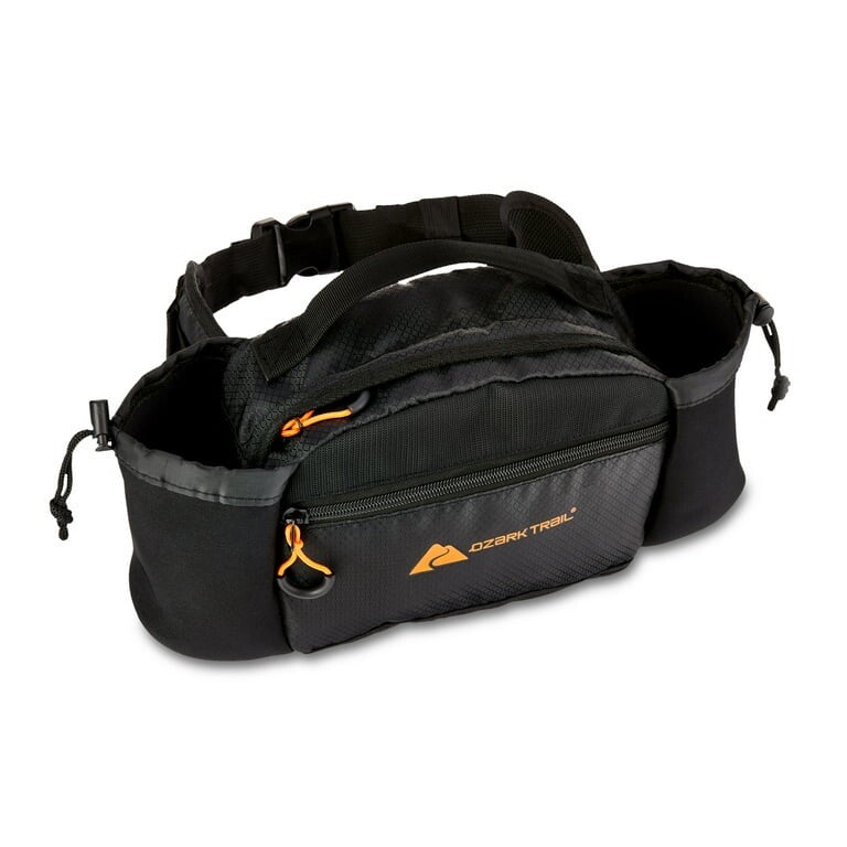 OZARK TRAIL OUTDOOR EQUIPMENT Multipurpose LUMBAR PACK Multiple Storage/ BLACK