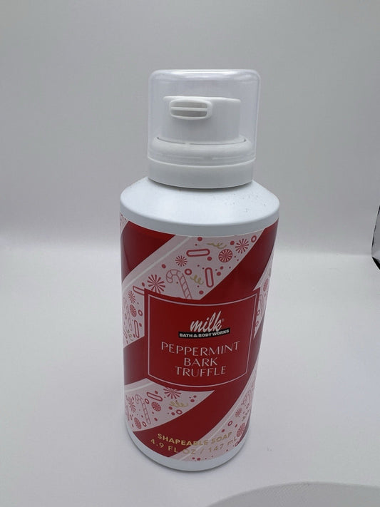 NEW Bath & Body Works Milk Bar Peppermint Bark Truffle Shapeable Soap 4.9 oz