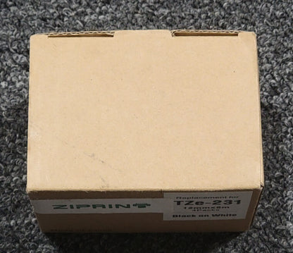 4PK TZE231 Black on White Label Tape for Brother P-Touch 12mmx8m