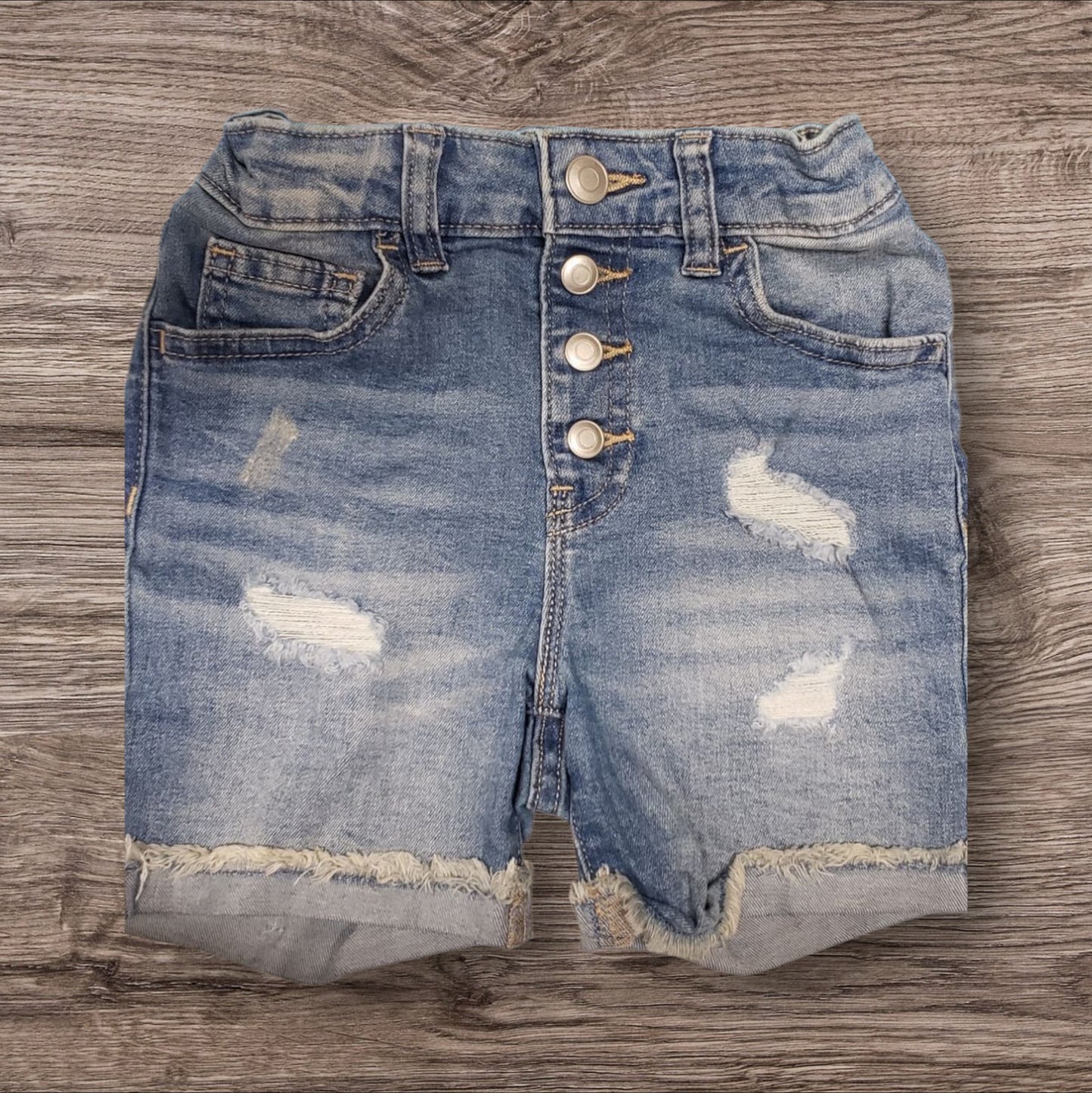 Wonder Nation Girl's Denim Blue Jean Shorts &Sleeveless tops Size 7/8