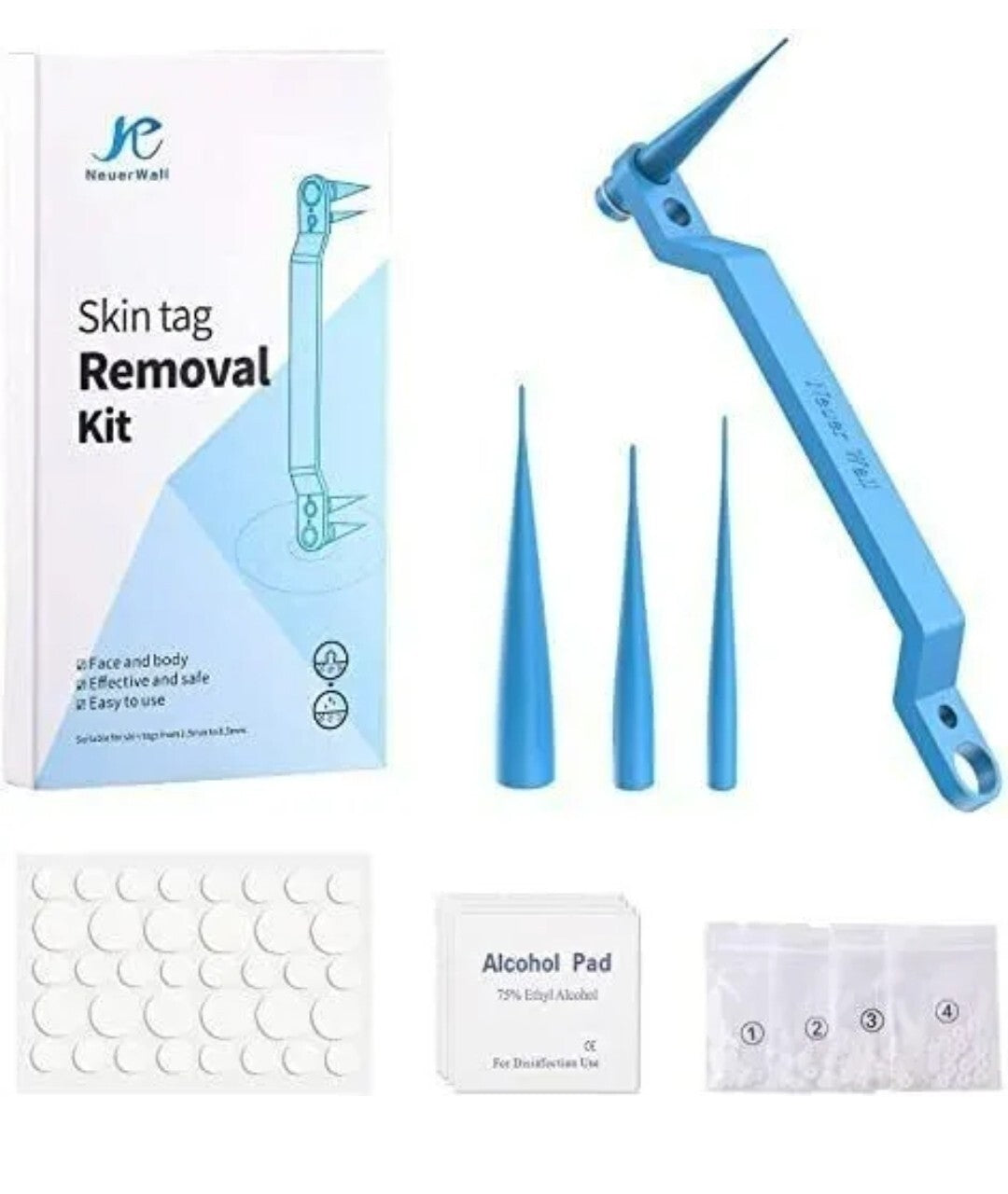 NeuerWall Skin Tag Removal Kit, Skin Tags Dry and Fall Off Naturally NEW