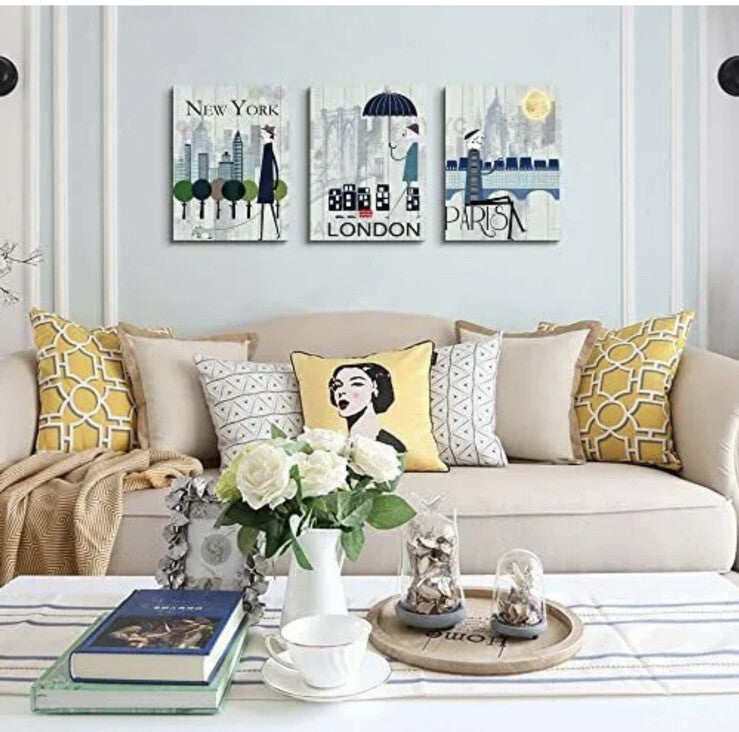 Canvas Wall Art For Living Room Family Wall Decorations For Bedroom Bathroom ...