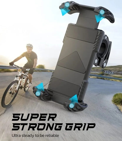 H18 Bike Phone Mount - Universal Phone Holder Bike/Motorcycle Fits 4.7 - 6..8"