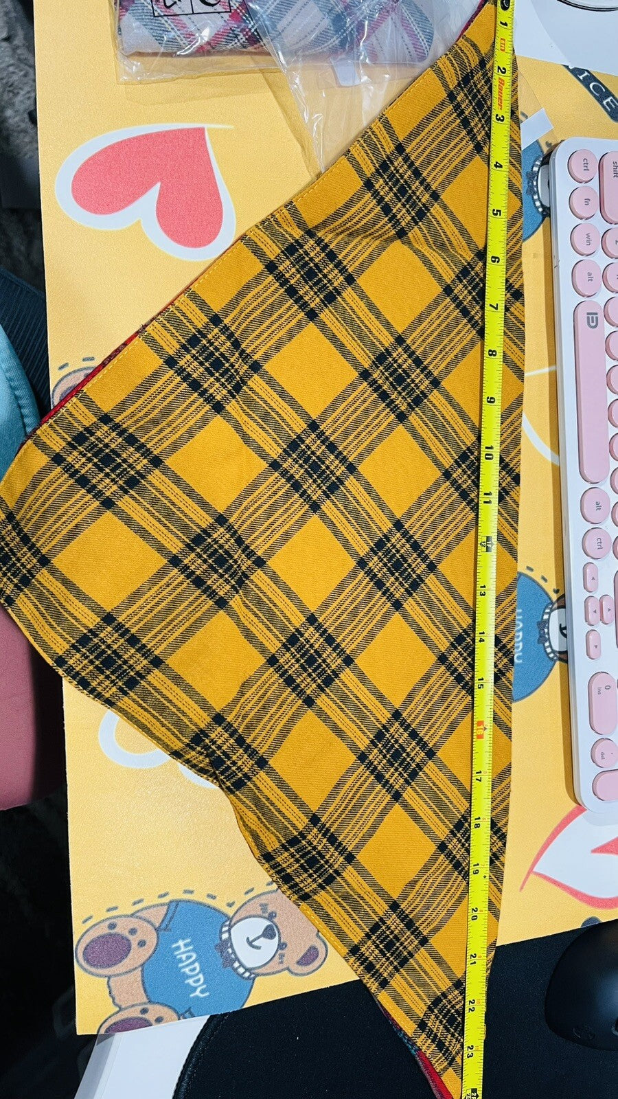 4 Christmas Plaid Dog Bandana For Christmas Holidays