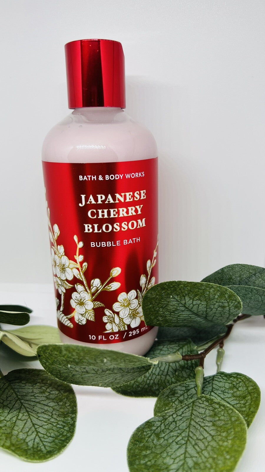 Bath & Body Works JAPANESE CHERRY BLOSSOM Bubble Bath 10 fl oz w/ Plastic Wrap