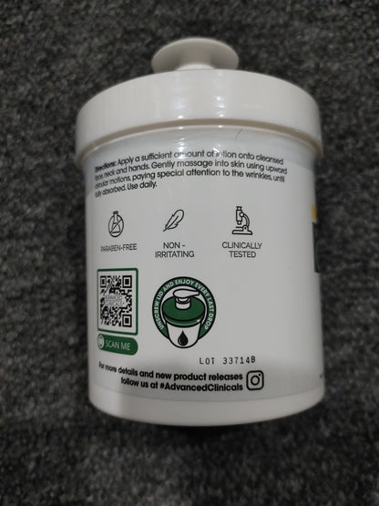 Advanced Clinicals Spa Size Collagen Skin Rescue Lotion 16 Oz (454g)