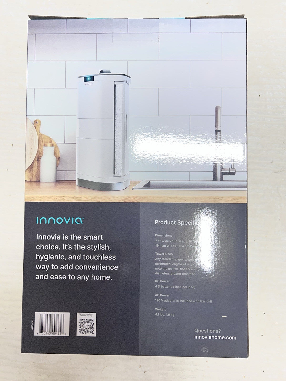 Touchless Automatic Paper Towel Dispenser, Under Cabinet Mount  New