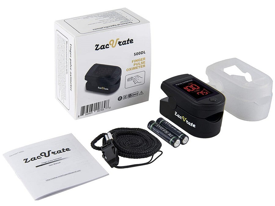 ZACURATE Series 500DL Fingertip Pulse Oximeter Blood Oxygen Saturation MONITOR 