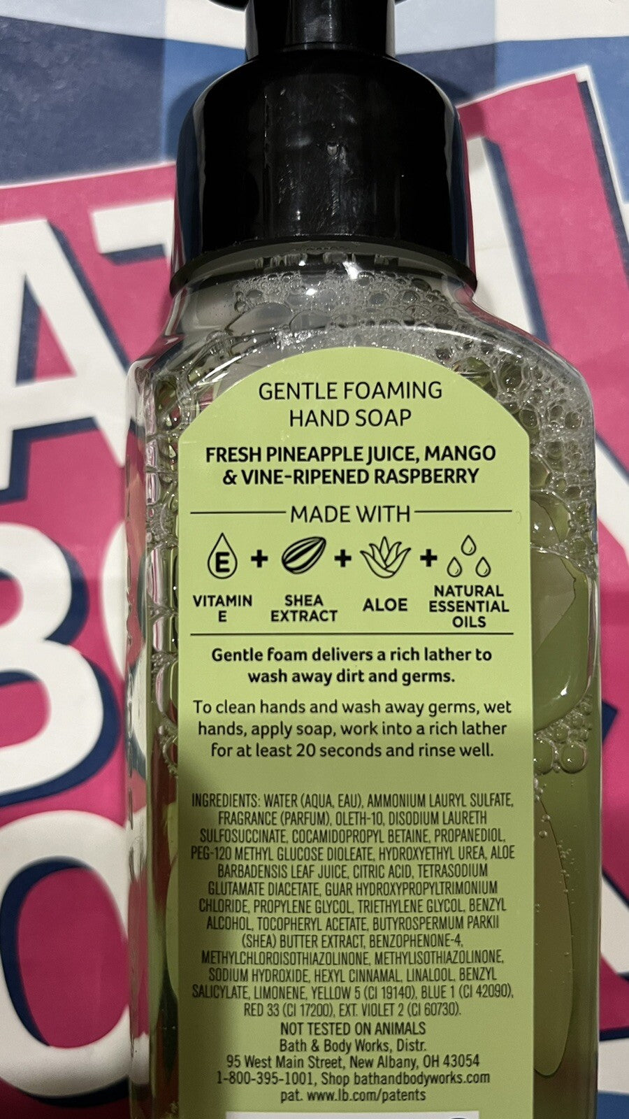 Bath and Body Works Pineapple Mango Foaming Hand Soap 8.75 fl oz