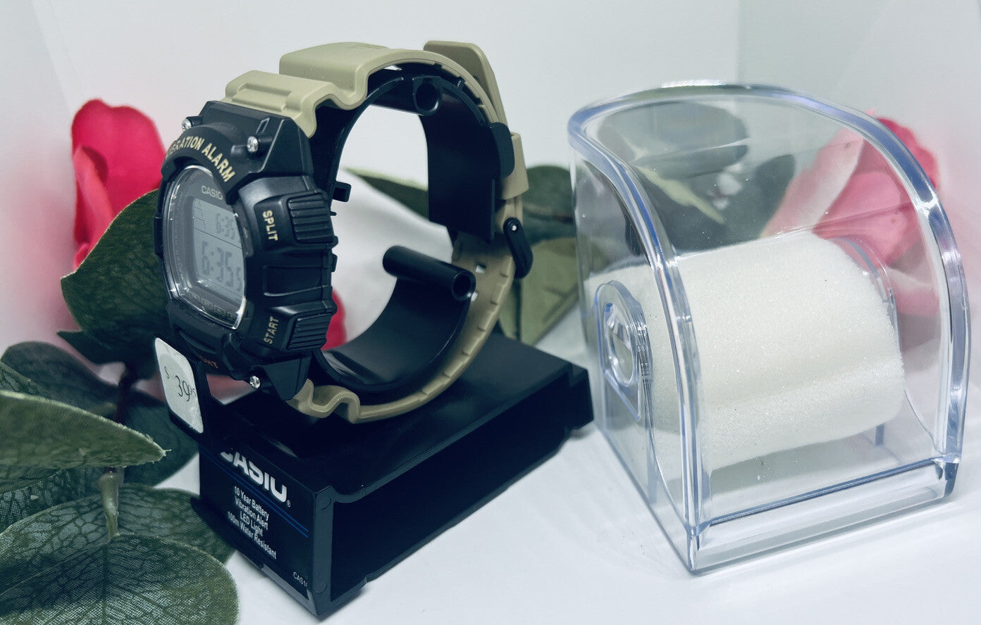 Casio W736H-5AV, Illuminator Watch, 100 Meter WR, Vibration Alarm, Chronograph