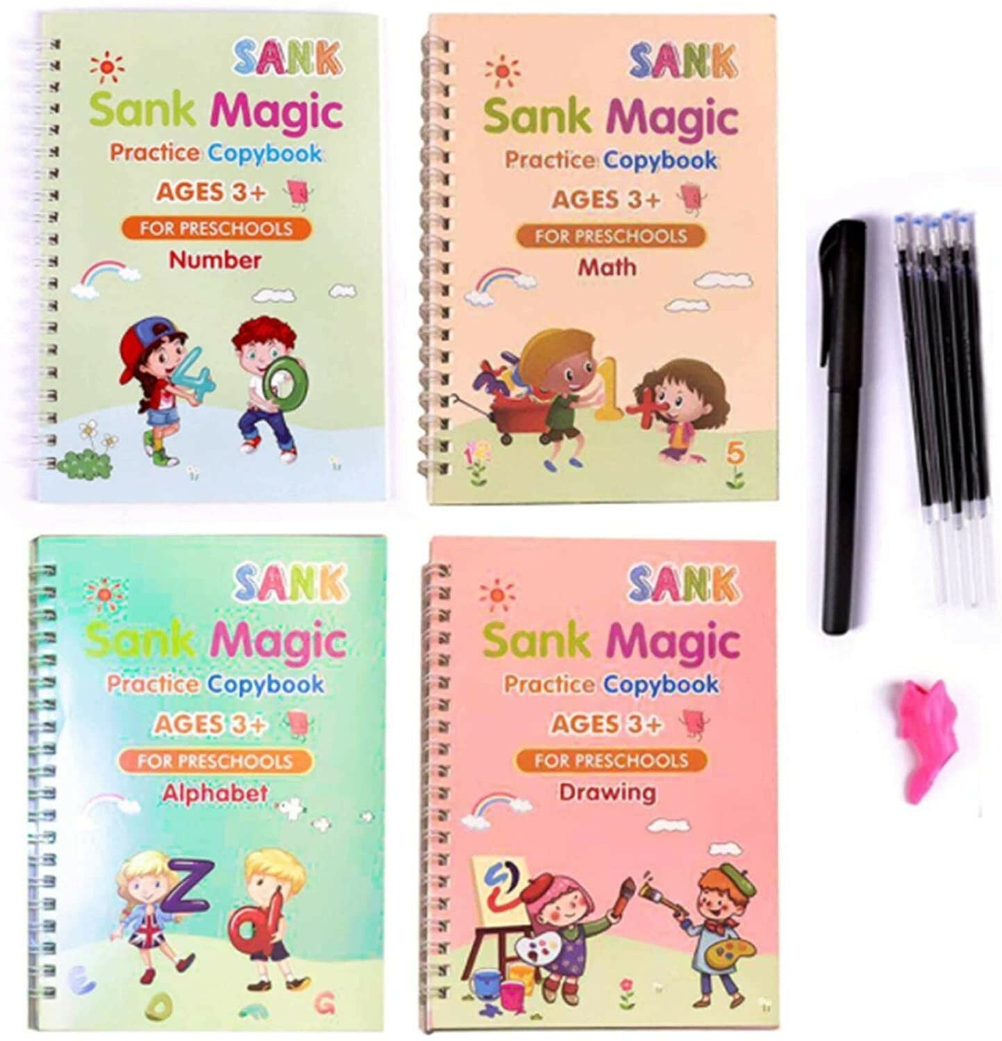 English Magic Practice Copybook Magic Calligraphy That Can Be Reused
